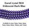 Iridescent Dark Blue EuroCrystal 5810 Round Pearls - 2mm, 3mm, 4mm, 5mm, 6mm, 8mm, 10mm, and 12mm - Strands - Made in Austria